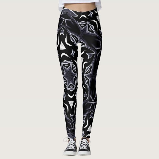 Arabische sierbloem, Aziatisch Leggings (Voorkant)