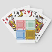 Arabische sjemagh sjaals speelkaarten (Achterkant)