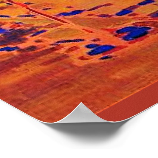 Arabische stad Kandinsky, Poster (Hoek)