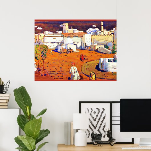 Arabische stad Kandinsky, Poster (Thuiskantoor)