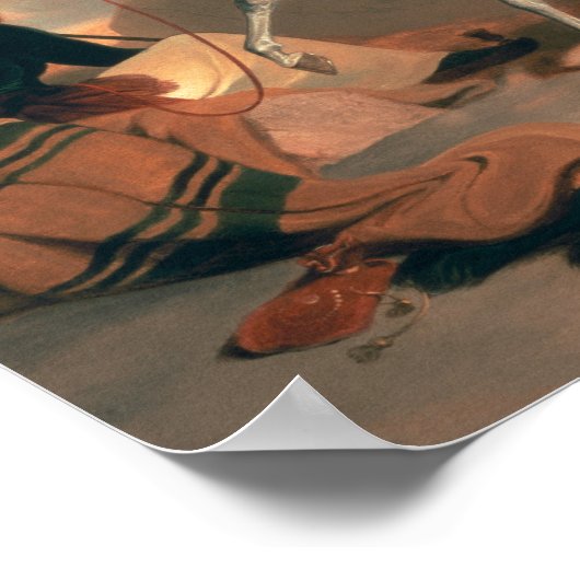 Arabische Stallion Poster (Hoek)