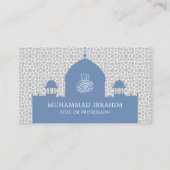 Arabische stijl Islamitische Dome Moslimmoslim in Visitekaartje (Voorkant)