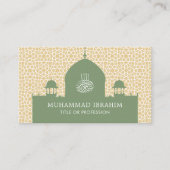 Arabische stijl Islamitische koepel Midden-Oosten Visitekaartje (Voorkant)