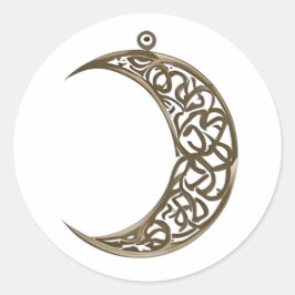 Arabische stijl ronde sticker