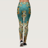 Arabische stof: Arabisch oosters ontwerp Leggings (Achterkant)
