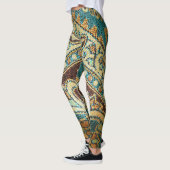 Arabische stof: Arabisch oosters ontwerp Leggings (Links)