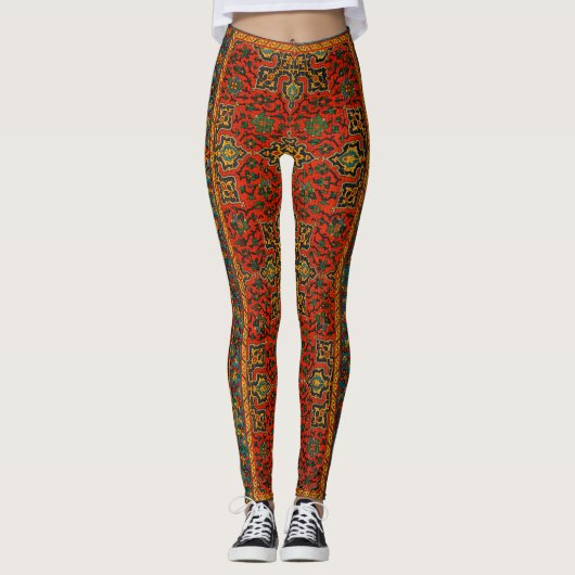  Arabische Tapijtprint Leggings (Voorkant)