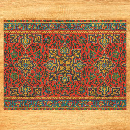 Arabische Tapijtprint Tissuepapier