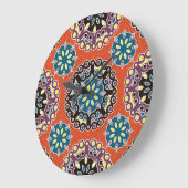 Arabische tegel, patchwork patroon. grote klok (Hoek)