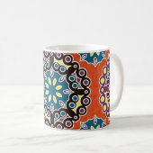 Arabische tegel,  patchwork patroon. koffiemok (Voorkant rechts)