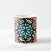 Arabische tegel,  patchwork patroon. koffiemok (Center)