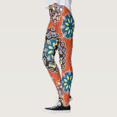 Arabische tegel,  patchwork patroon. leggings (Links)