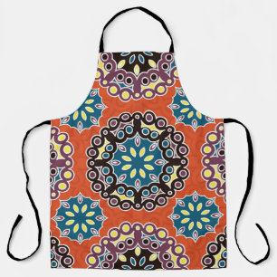 Arabische tegel,  patchwork patroon. schort