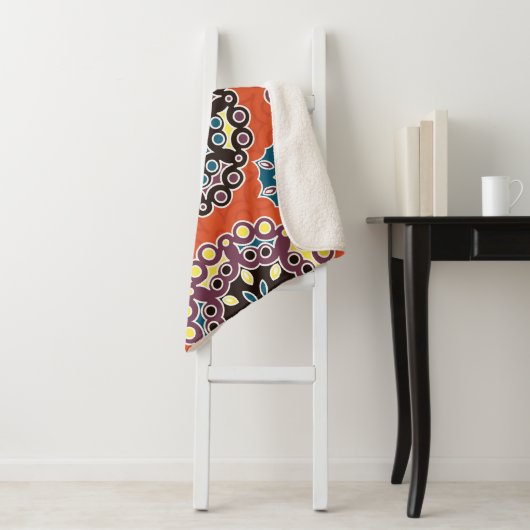 Arabische tegel,  patchwork patroon. sherpa deken (In situ)