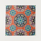 Arabische tegel, patchwork patroon. wandkleed (Voorkant (horizontaal))