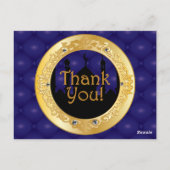 Arabische thema bedankkaarten briefkaart (Achterkant)