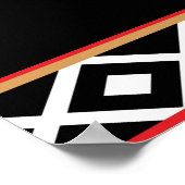 Arabische traditionele maaltijd Shakshuka Wall Art Poster (Hoek)