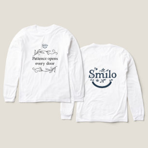 Arabische Wijsheid Door Smilo Dames Lange mouw shi Tri-Blend Shirt
