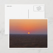 arabische zonnebank briefkaart (Voorkant / Achterkant)