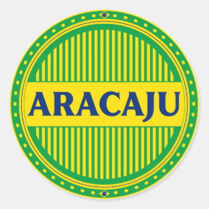 Aracaju City Pride – Braziliaanse identiteit Ronde Sticker