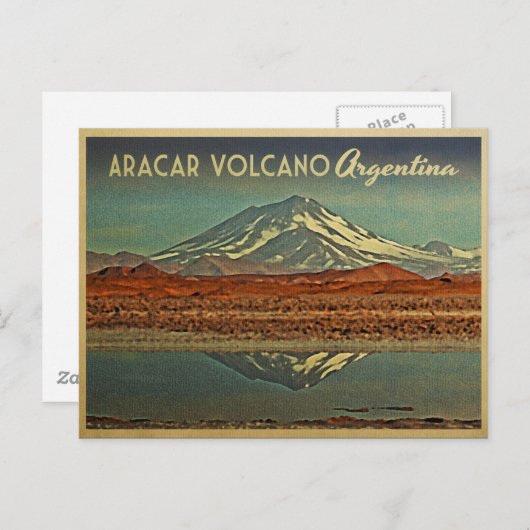 Aracar Volcano Argentina Briefkaart (Voorkant / Achterkant)