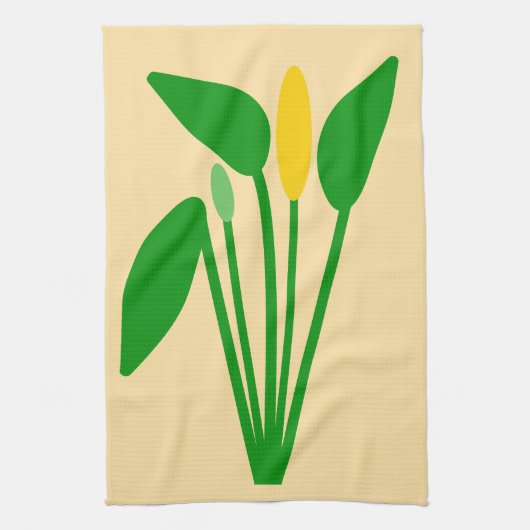 Araceae Keukenhanddoek (Verticaal)