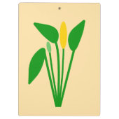 Araceae Klembord (Achterkant)