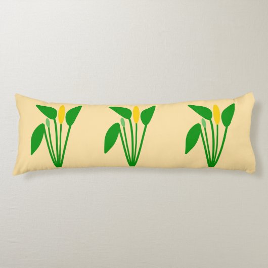Araceae Lichaampillow Lichaamskussen (Voorkant)
