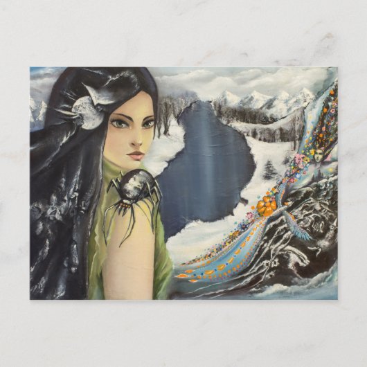 Arachne Briefkaart (Voorkant)