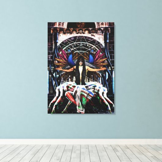 "Arachne- Pride-" Canvas Afdruk (Insitu (Houten vloer))