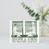 Arachne vs. Athena Briefkaart (Staand voorkant)