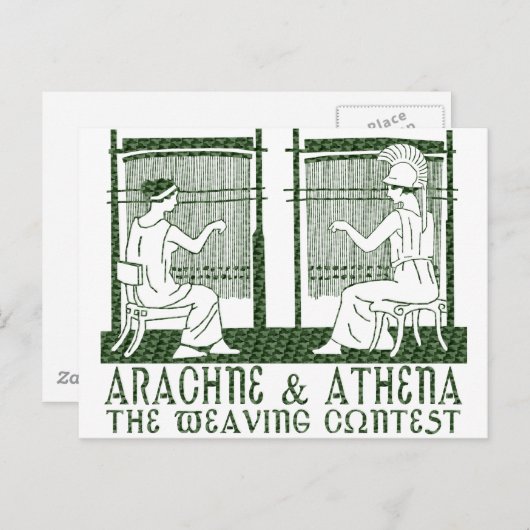 Arachne vs. Athena Briefkaart (Voorkant / Achterkant)