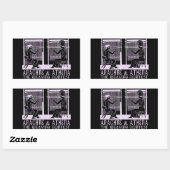 Arachne vs. Athena Rechthoekige Sticker (Vel)