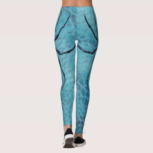 Arachne's Aide: Spin bekend Leggings (Achterkant)