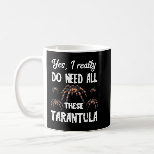 Arachnid Funny Tarantula Spider Lover Arachnology Koffiemok (Links)