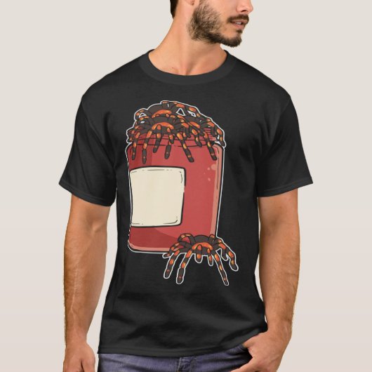 Arachnid Spiders In Bottle Cute Tarantula For Kids T-shirt (Voorkant)