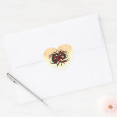 Arachnid van de wanhoop hart sticker (Envelop)
