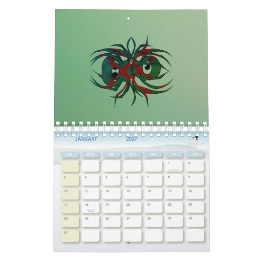 Arachnid van de wanhoop kalender (Jan 2027)