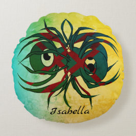 Arachnid van de wanhoop rond kussen