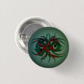 Arachnid van de wanhoop ronde button 3,2 cm (Voorkant /achterkant)