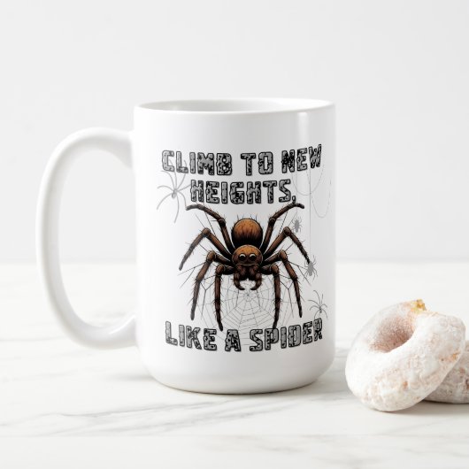 arachnide beklimming koffiemok (Met donut)