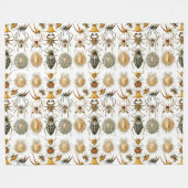 Arachniden door Haeckel  spinnenillustratie Fleece Deken (Voorkant (Horizontaal))