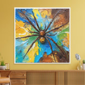 arachnis I Canvas Afdruk (Insitu (Woonkamer))