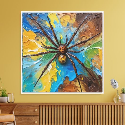 arachnis I Canvas Afdruk (Insitu (Woonkamer))