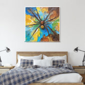 arachnis I Canvas Afdruk (Insitu (Slaapkamer))