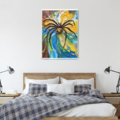 arachnis II Canvas Afdruk (Insitu (Slaapkamer))