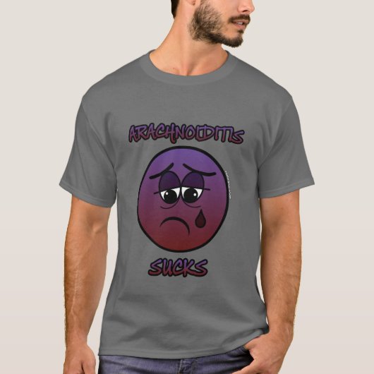 ARACHNOIDITIS SUCKS T-SHIRT (Voorkant)