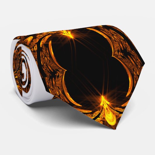 Arachofobie Fractaal Stropdas (Opgerold)