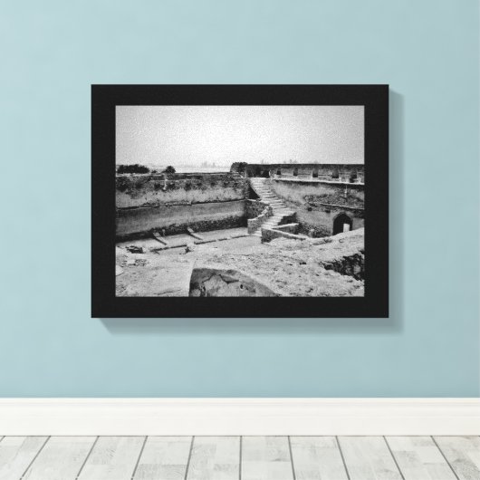Arad Fort Canvas Afdruk (Insitu (Houten vloer))