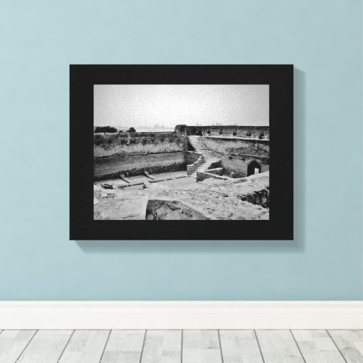 Arad Fort Canvas Afdruk (Insitu (Houten vloer))